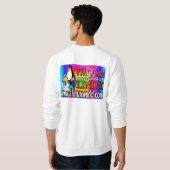 linuxの世界。 スウェットシャツ (裏面フル)