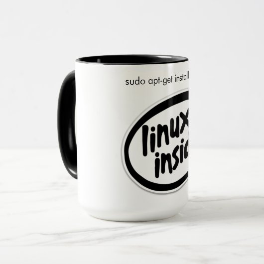 Linuxの中- Sudo Coffee Mug マグカップ (正面左)