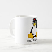 Linuxの改革 コーヒーマグカップ (正面左)