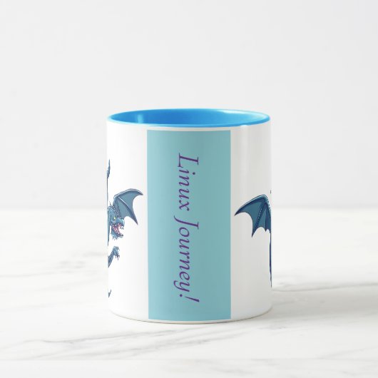 Linuxの旅 マグカップ (中央)