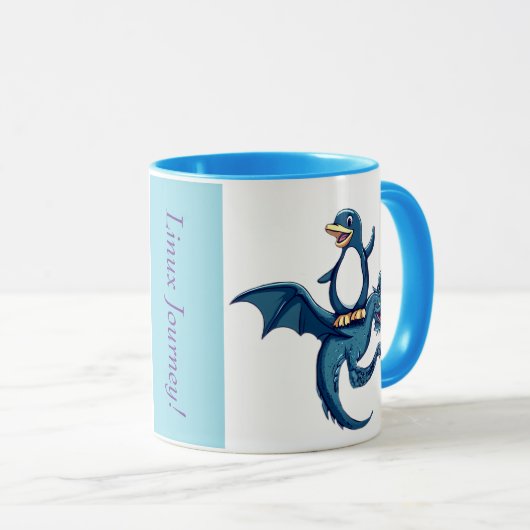 Linuxの旅 マグカップ (正面右)