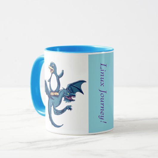 Linuxの旅 マグカップ (正面左)