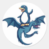 Linuxの旅 ラウンドシール (正面)