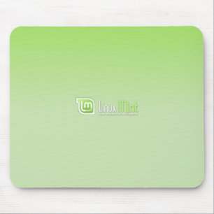 Linuxの真新しい緑 マウスパッド