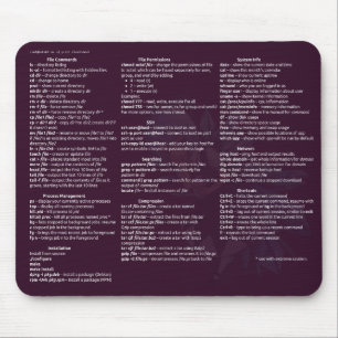 LinuxのCheetsheetのマウスパッド マウスパッド