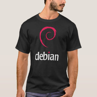 LinuxのDebianのTシャツ Tシャツ