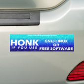 LinuxのDistroのコミュニティバンパーステッカー バンパーステッカー (車上)