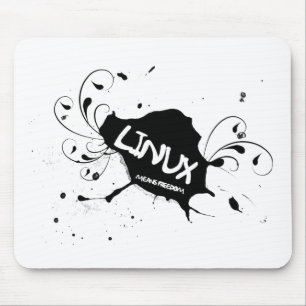 Linuxは自由を意味します マウスパッド