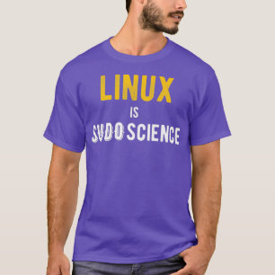 LINUXはSUDOサイエンス Tシャツ