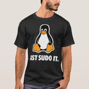 LinuxはSudo Itのみ Tシャツ