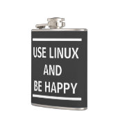 Linuxを使って幸せになる フラスク (左)