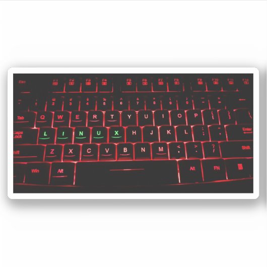 Linuxキーボード シール (正面)
