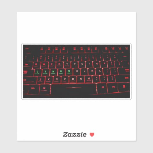 Linuxキーボード シール (シート)