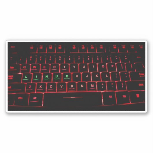 Linuxキーボード シール (正面)
