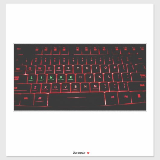 Linuxキーボード シール (シート)