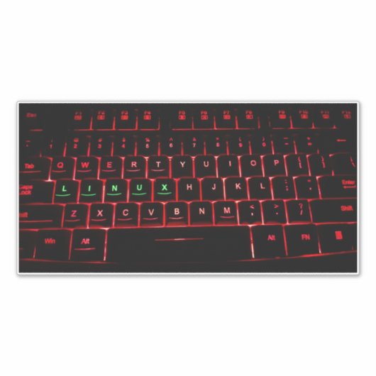Linuxキーボード シール (正面)