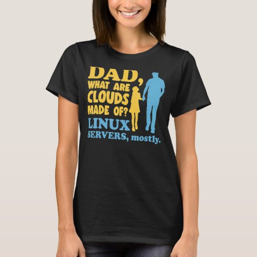 Linuxクラウドのクラウドとは Tシャツ (正面)