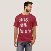 Linuxシステム管理システム管理者コントロール Tシャツ (正面フル)