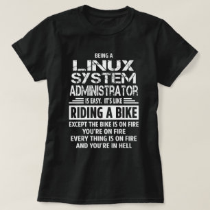 Linuxシステム管理者 Tシャツ