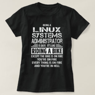 Linuxシステム管理者 Tシャツ