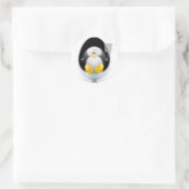 Linuxスタンプ ラウンドシール (バッグ)