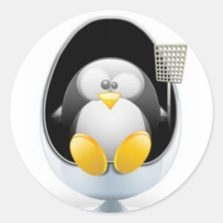Linuxスタンプ ラウンドシール