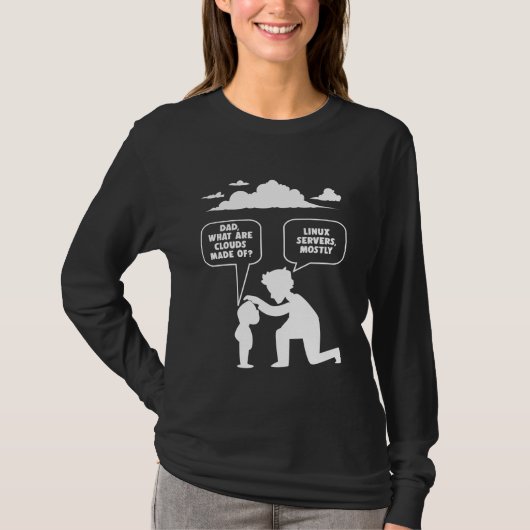 Linuxソフトウェア開発者用コンピュータプログラマおたく Tシャツ (正面)