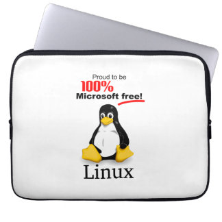 Linuxネオプレンラップトップスリーブ13インチ – Microsoft Free ラップトップスリーブ