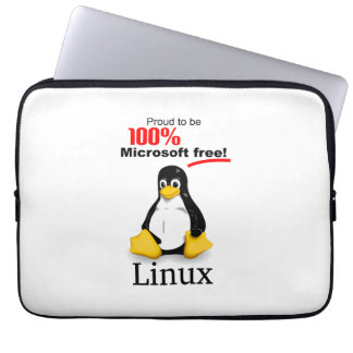 Linuxネオプレンラップトップスリーブ15インチ – Microsoft Free ラップトップスリーブ