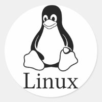 Linuxペンギン付きLinuxロゴ