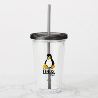 Linuxユーザー アクリルタンブラー