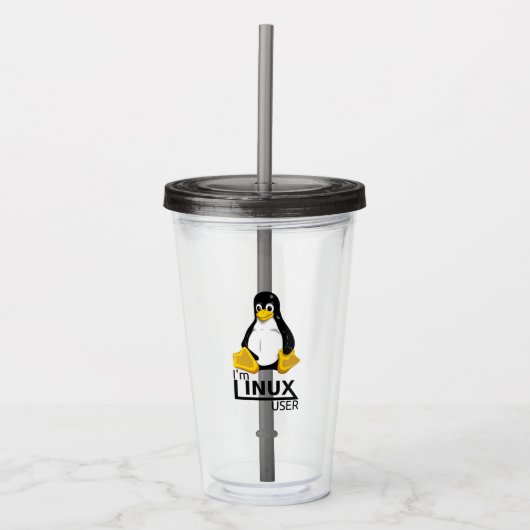 Linuxユーザー アクリルタンブラー (正面)