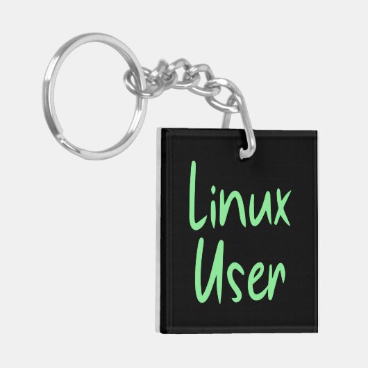 Linuxユーザー キーホルダー (正面左)