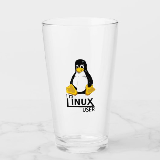 Linuxユーザー タンブラーグラス (正面)