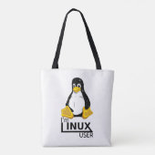 Linuxユーザー トートバッグ (裏面)