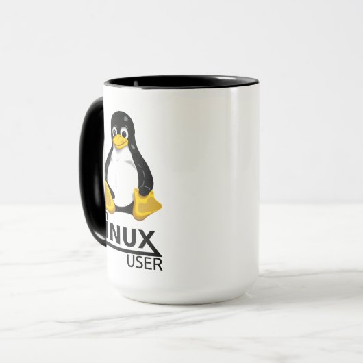Linuxユーザー マグカップ (正面左)