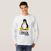 Linuxユーザー Tシャツ (正面フル)