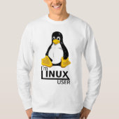 Linuxユーザー Tシャツ (正面)