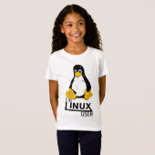 Linuxユーザー Tシャツ (正面フル)