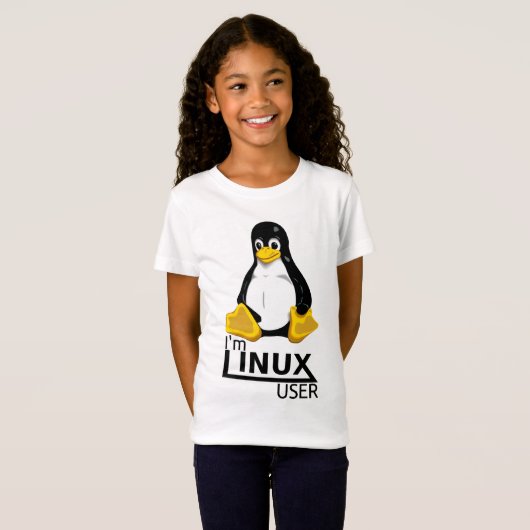 Linuxユーザー Tシャツ (正面フル)