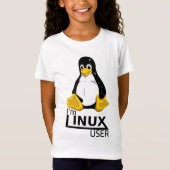 Linuxユーザー Tシャツ (正面)
