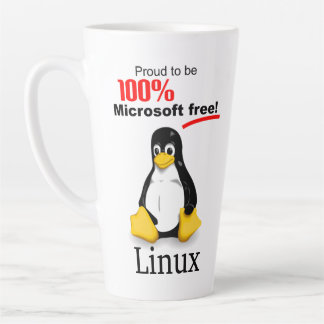 Linuxラージラテマグ - Microsoftフリー カフェラテマグ