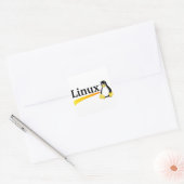 LinuxロゴとTux製品 スクエアシール (封筒)