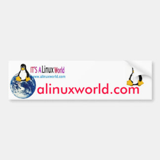 linux世界バンパーステッカー バンパーステッカー