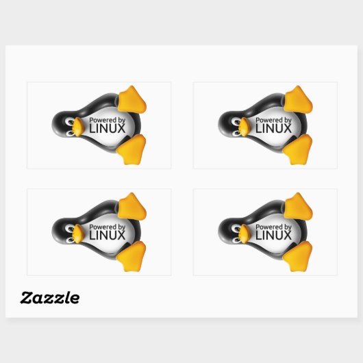 Linux搭載 長方形シール (シート)