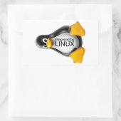 Linux搭載 長方形シール (バッグ)