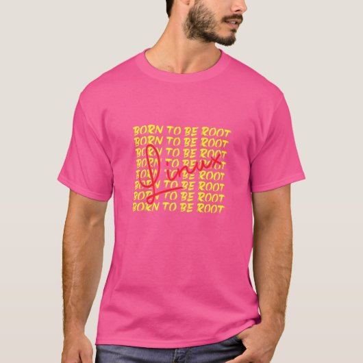 Linux生まれのルートとなるレトロヴィンテージおたく Tシャツ (正面)