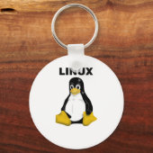 Linux製品とデザイン キーホルダー (正面)