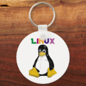 Linux製品とデザイン キーホルダー (正面)