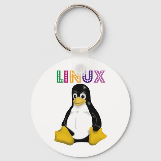 Linux製品とデザイン キーホルダー (正面)
